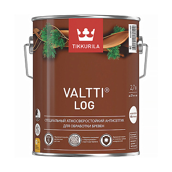 Декоративный антисептик для дерева VALTTI LOG TIKKURILA EC 2,7л 