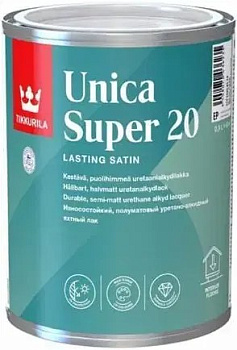 Лак яхтный UNICA SUPER STRONG 20 п/мат. 0,9л