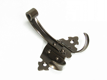 Крючок вешалка КРв-3-105 бр.металлик