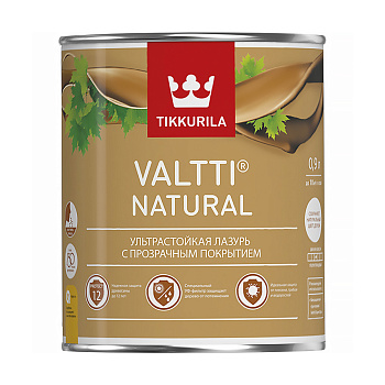 Ультрастойкая лазурь бесцветная VALTTI NATURAL 0,9л