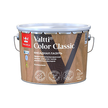 Лазурь фасадная VALTTI COLOR CLASSIC EC 9л