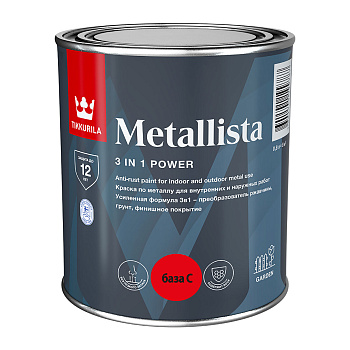Краска по ржавчине 3в1 METALLISTA база С 0,8л 