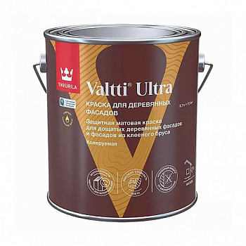 Краска VALTTI ULTRA база А для деревянных фасадов, 2,7л