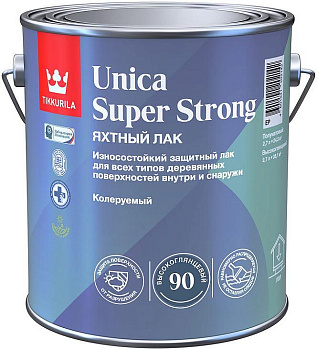 Лак яхтный UNICA SUPER STRONG 90 глянц. 2,7л
