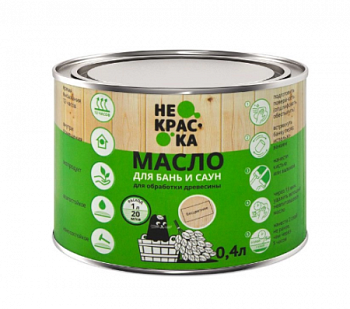 Масло для бань и саун, 0,4 л НеКраска.