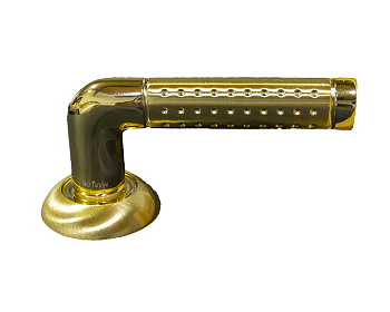 Ручка раздельная A54-L03 (PB+SB)/CP (золото+золото мат./хром) MARLOK