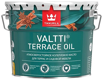 Масло для террас Valtti terrace oil 9л