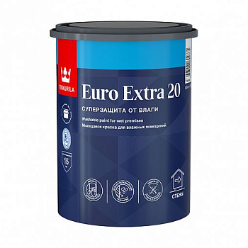 Краска EURO EXTRA 20 база А 0,9л