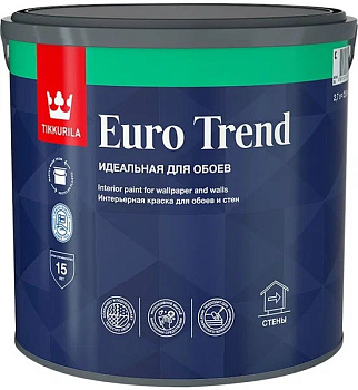 Краска EURO TREND интерьерная база С 2,7л