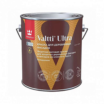 Краска VALTTI ULTRA база С для деревянных фасадов, 2,7л