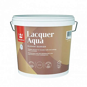 Лак интерьерный LACQUER AQUA EP матовый 2,7л Тиккурила