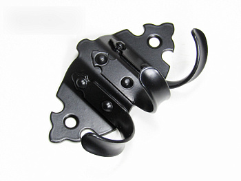 Крючок 3-х рожковый КР-3-105-S черный матовый