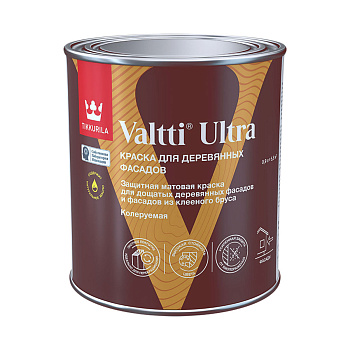 Краска VALTTI ULTRA база С для деревянных фасадов, 0,9л