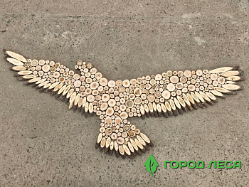 Панно декоративное МОЖЖЕВЕЛОВОЕ ОРЁЛ 1300х510