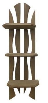 Полка Зигзаг настенная (3 полки) 280х820х120 ТЕРМО