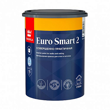 Краска EURO SMART 2 база А  0,9л