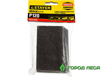 Губка шлифовальная угловая STAYER 100x68x42x26 мм, водостойкая (зернистость: P320)