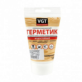 Герметик VGT силиконизир. для наруж/внутр. работ БЕЛЫЙ ,0,16кг