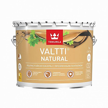 Ультрастойкая лазурь бесцветная VALTTI NATURAL 9л
